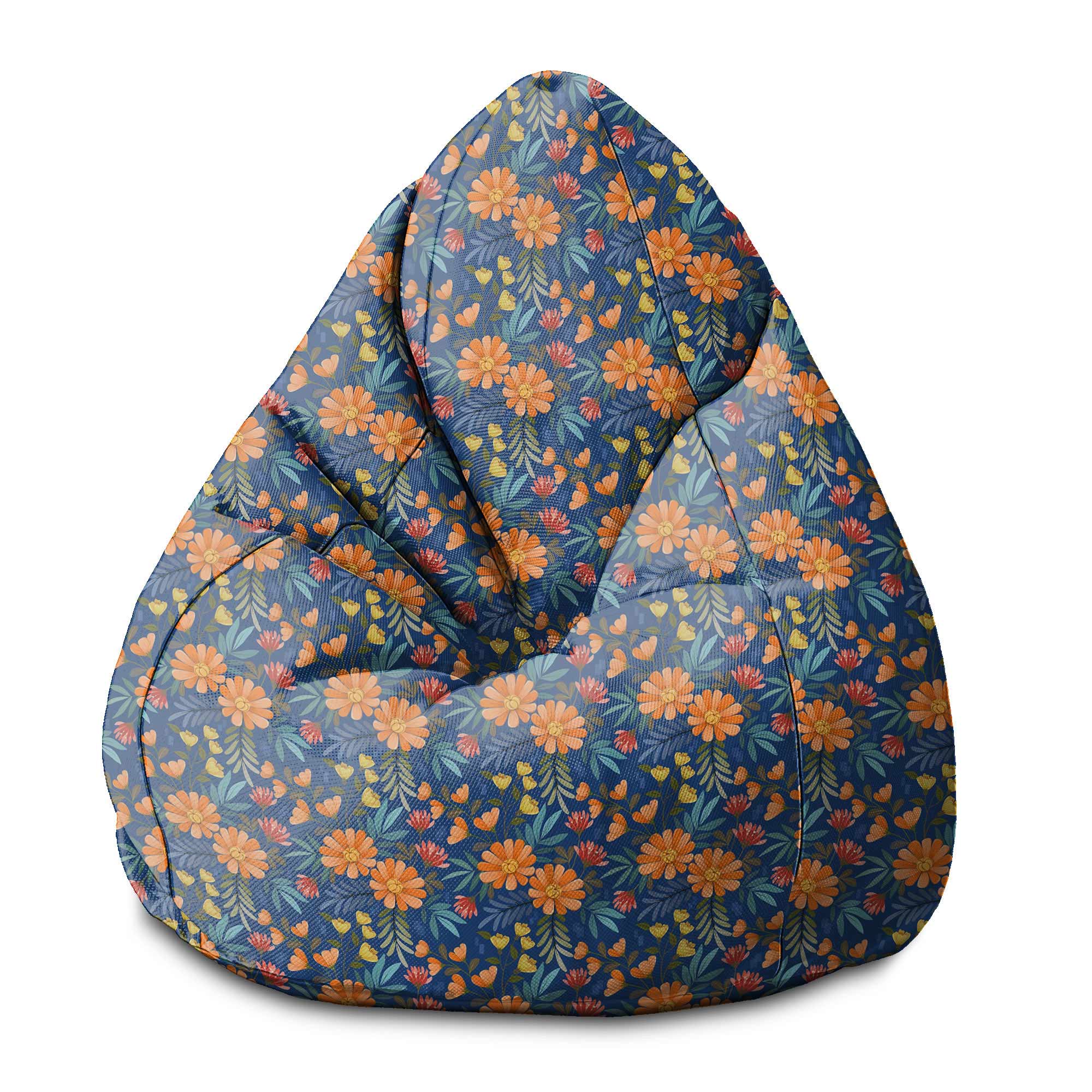 Sitzsack Birnenform Blumenblüte