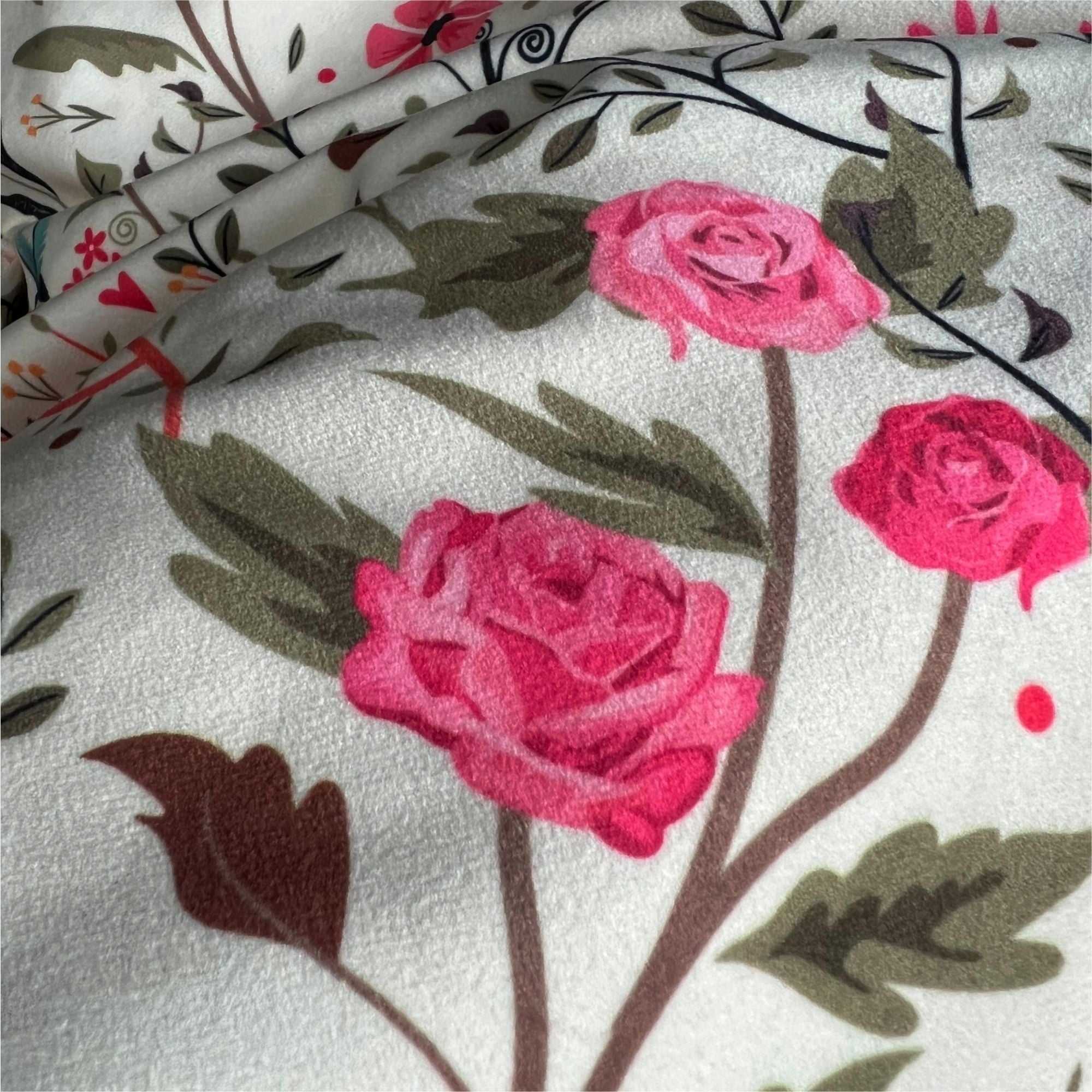 Pearshape Flower Bloom Pouf-S-Velvet