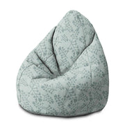 Pearshape Flowers and Branches Pattern Pouf-M-Velvet