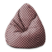 Pear-Shaped Pouf Geometric Squares