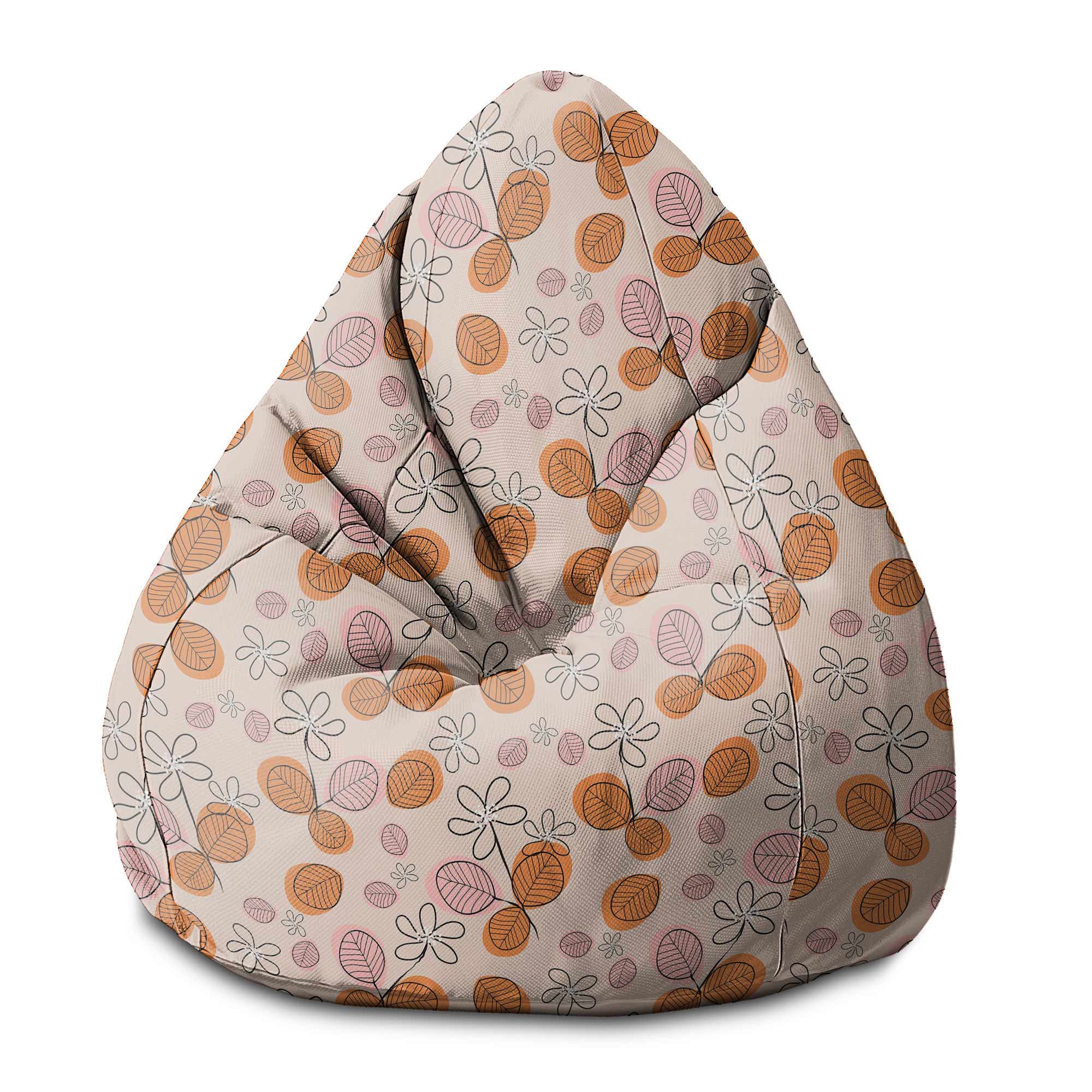 Pearshape Pouf It Must Be August-S-Oxford