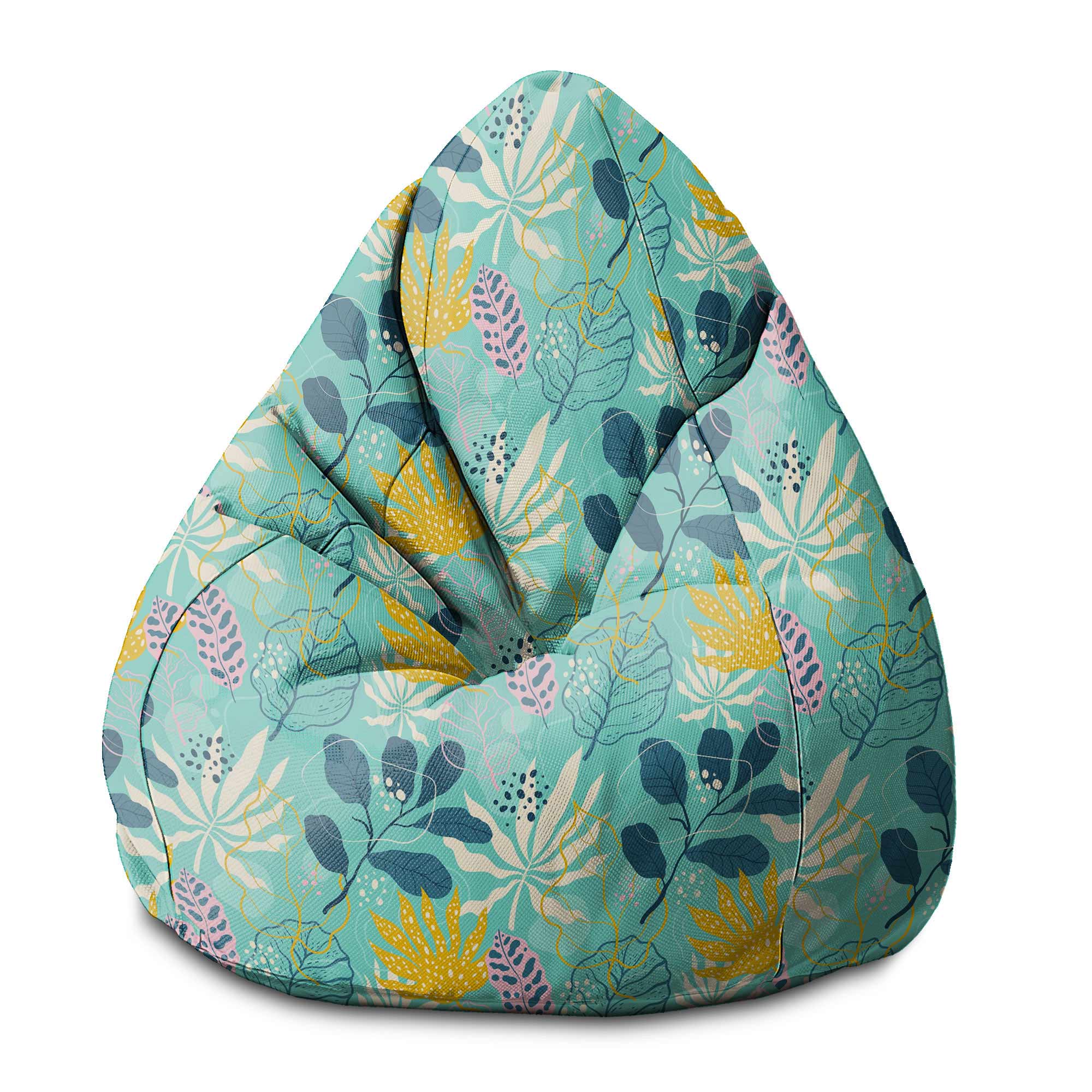 Pearshape Pouf Abstract Exotic