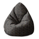 Puf Pearshape Abstraktný dizajn-S-Zamat