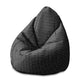 Puf Pearshape  Aesthetic Grid-M-Oxford