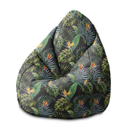Pearshape Pouf Watercolor on Black-M-Velvet