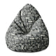 Pearshape Pouf Artistic Abstract Art-S-Panama