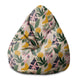 Puf Birnenform Collage Floral