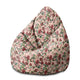 Puf Pearshape Dark Jungle Pink-M-Velvet