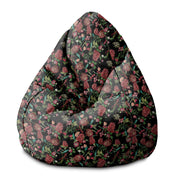 Sedací vak Pearshape Dark Jungle Red-S-Velvet