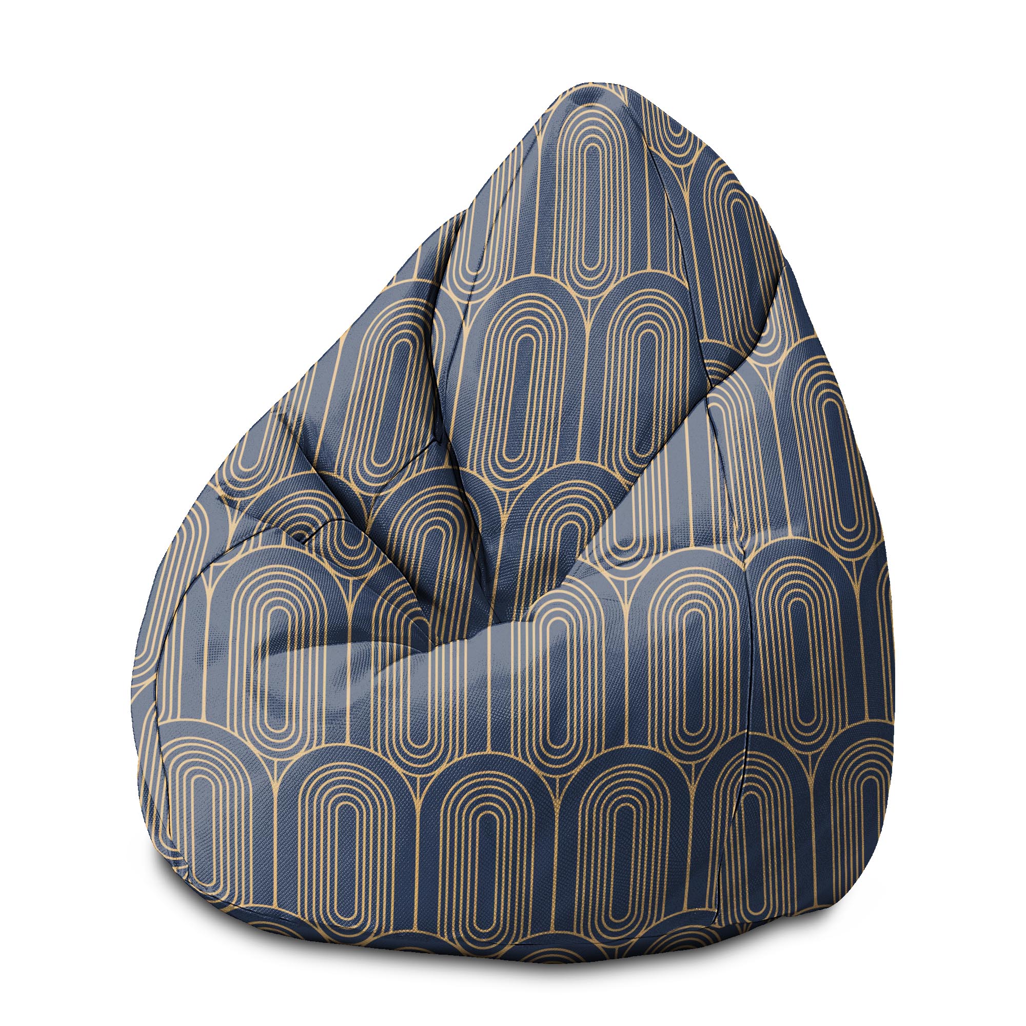 Sedací vak Pearshape Deco Pattern-M-Oxford