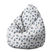 Pearshape Pouf Doves-M-Velvet