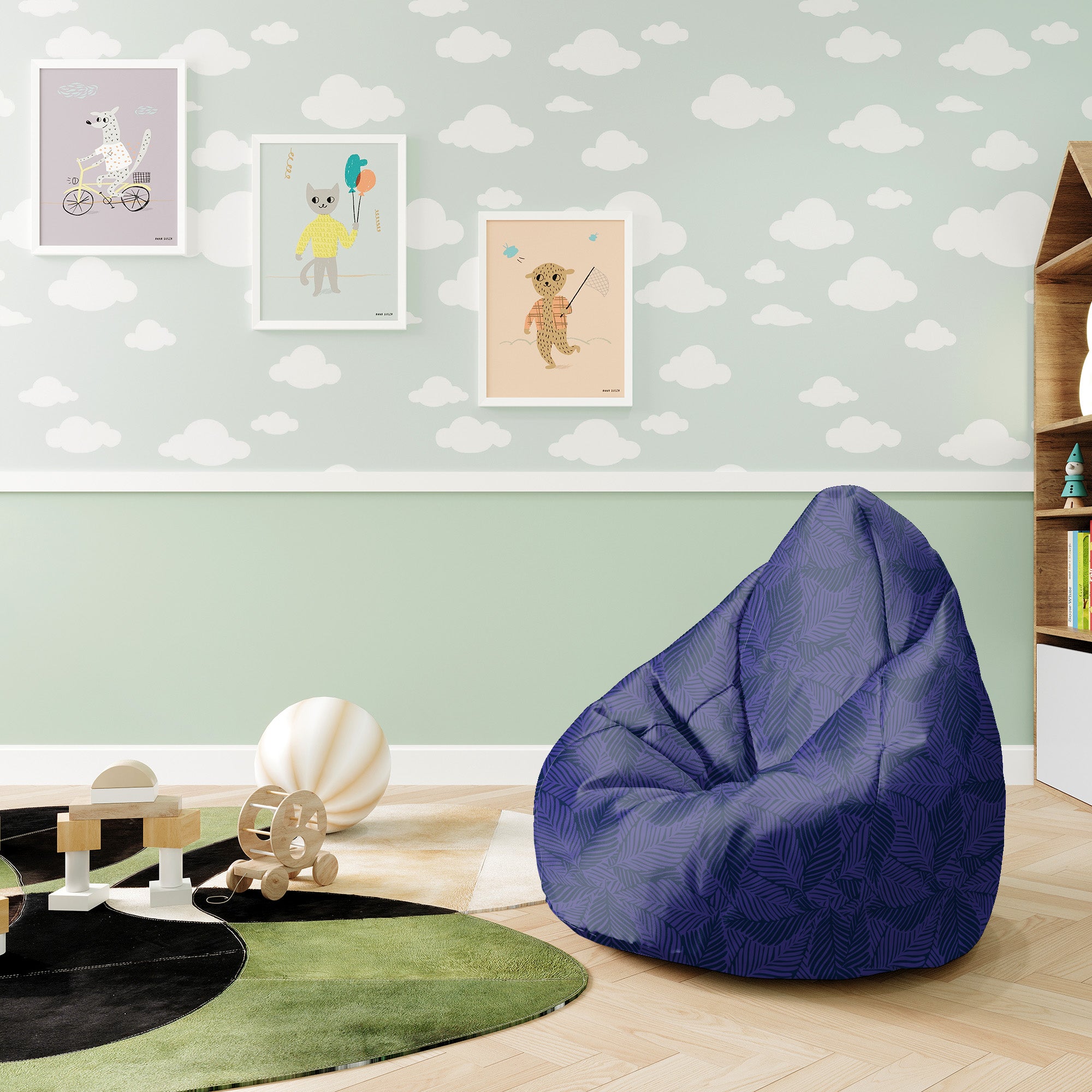 Pearshape Pouf Exotic Jungle Plant