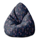 Sedací vak Pearshape Geometric Flower-S-Velvet