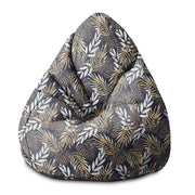 Puf Pearshape Zlaté listy