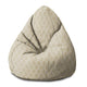 Pearshape Pouf Hexagonal Gold-S-Velvet