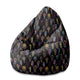 Puf Pearshape Kolorowe Pawie Oko-M-Oxford