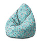 Pearshape Pouf Ladybugs and Flowers-M-Oxford