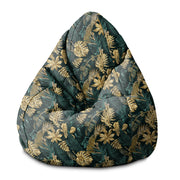 Puf Pearshape Monstera Zlatá Zelená-S-Velvet