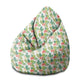 Sedací vak Pearshape Tropický-M-Velvet