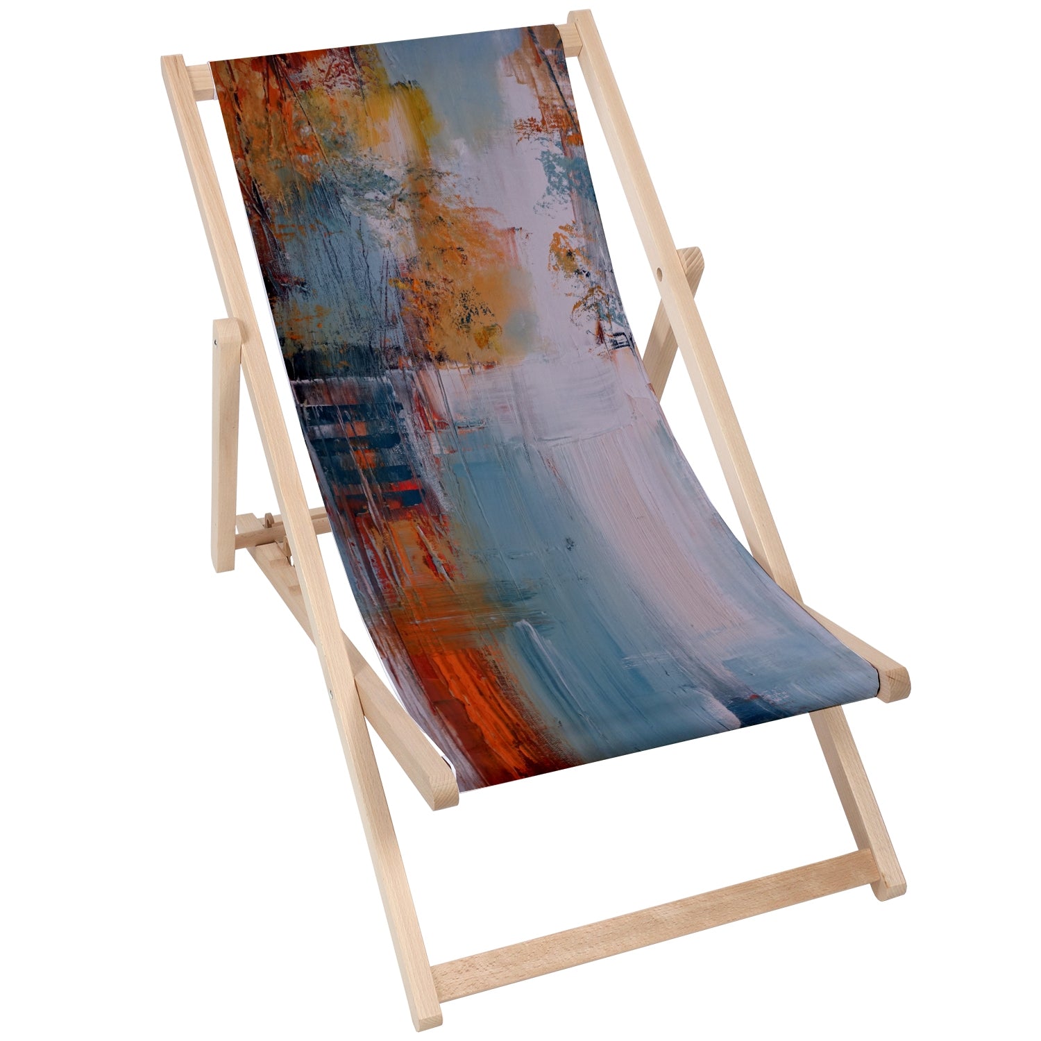 Holztisch Abstract Art-50x50 CM