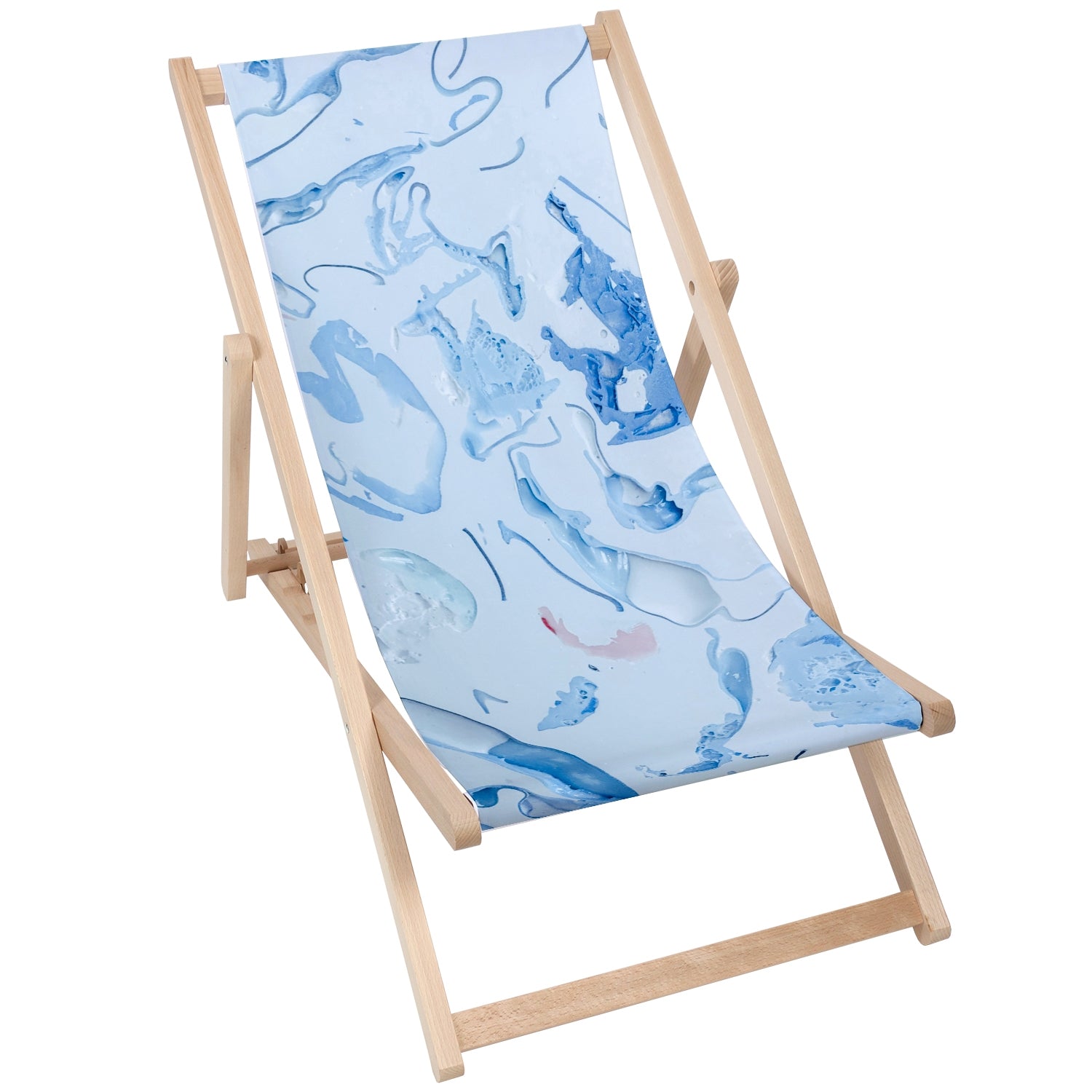 Stolik drewniany Blue-50x50 CM