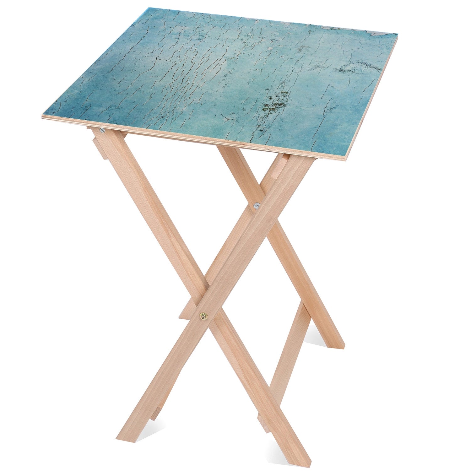 Drevený stolík Board-50x50 CM