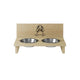 Dog Bowl Stand for Wirehaired Vizslas-L