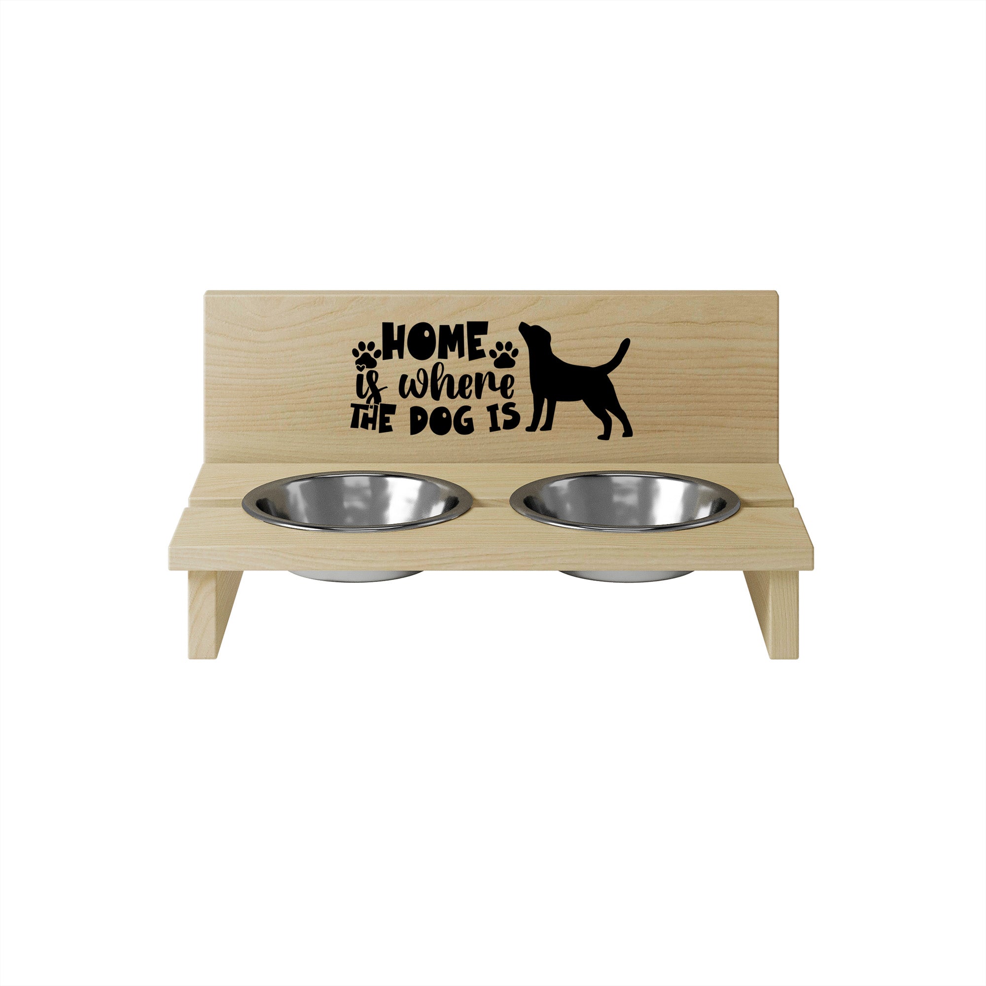 Stojak na miskę dla psa Home is Where the Dog is-L
