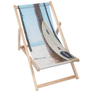 Wooden Deck Chair Surfboard