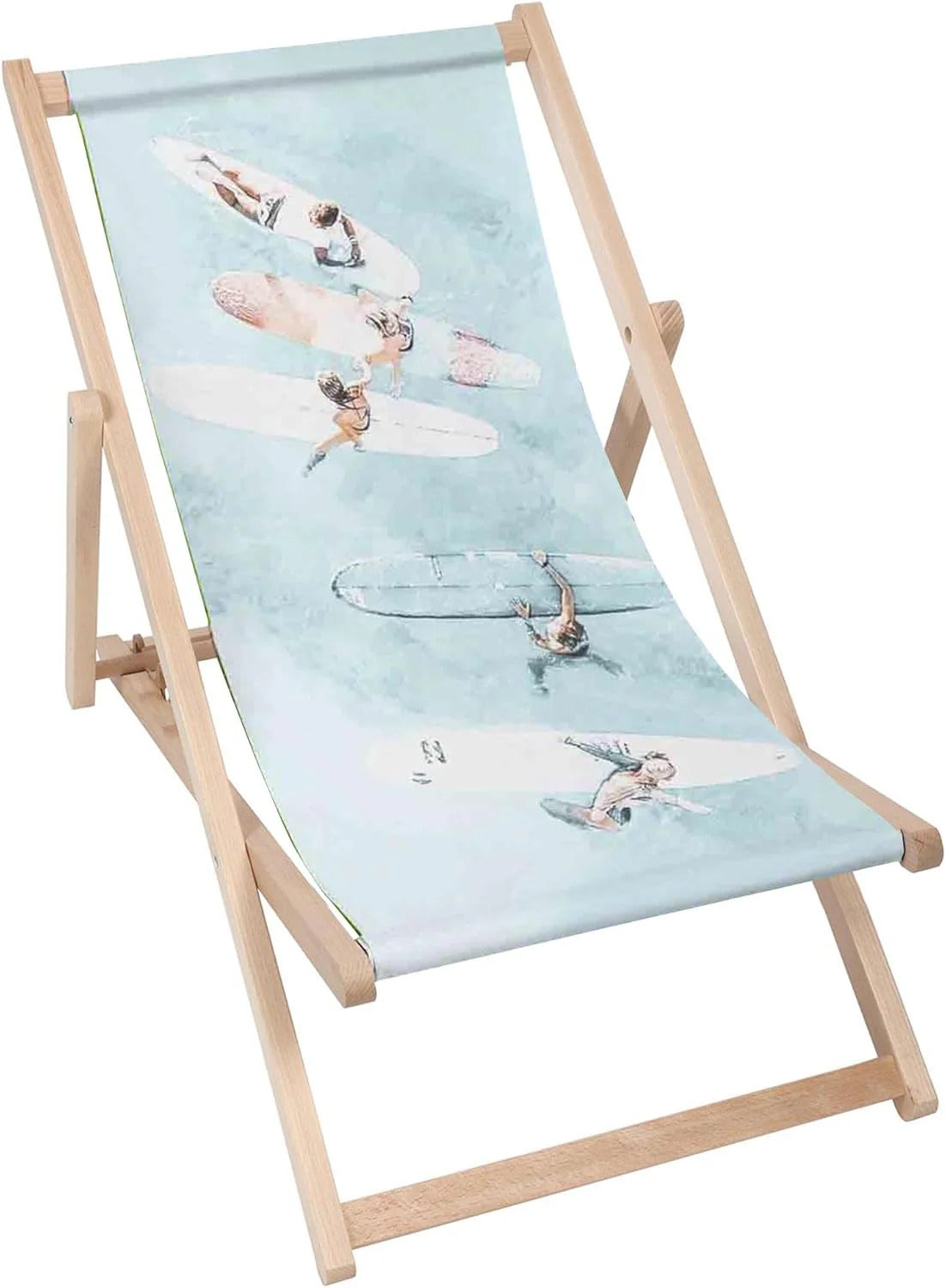 Holzliegestuhl Surfer-Spaß