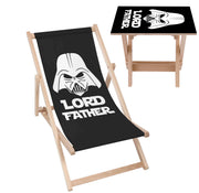 Set Deck Chair and Table Lord Father
