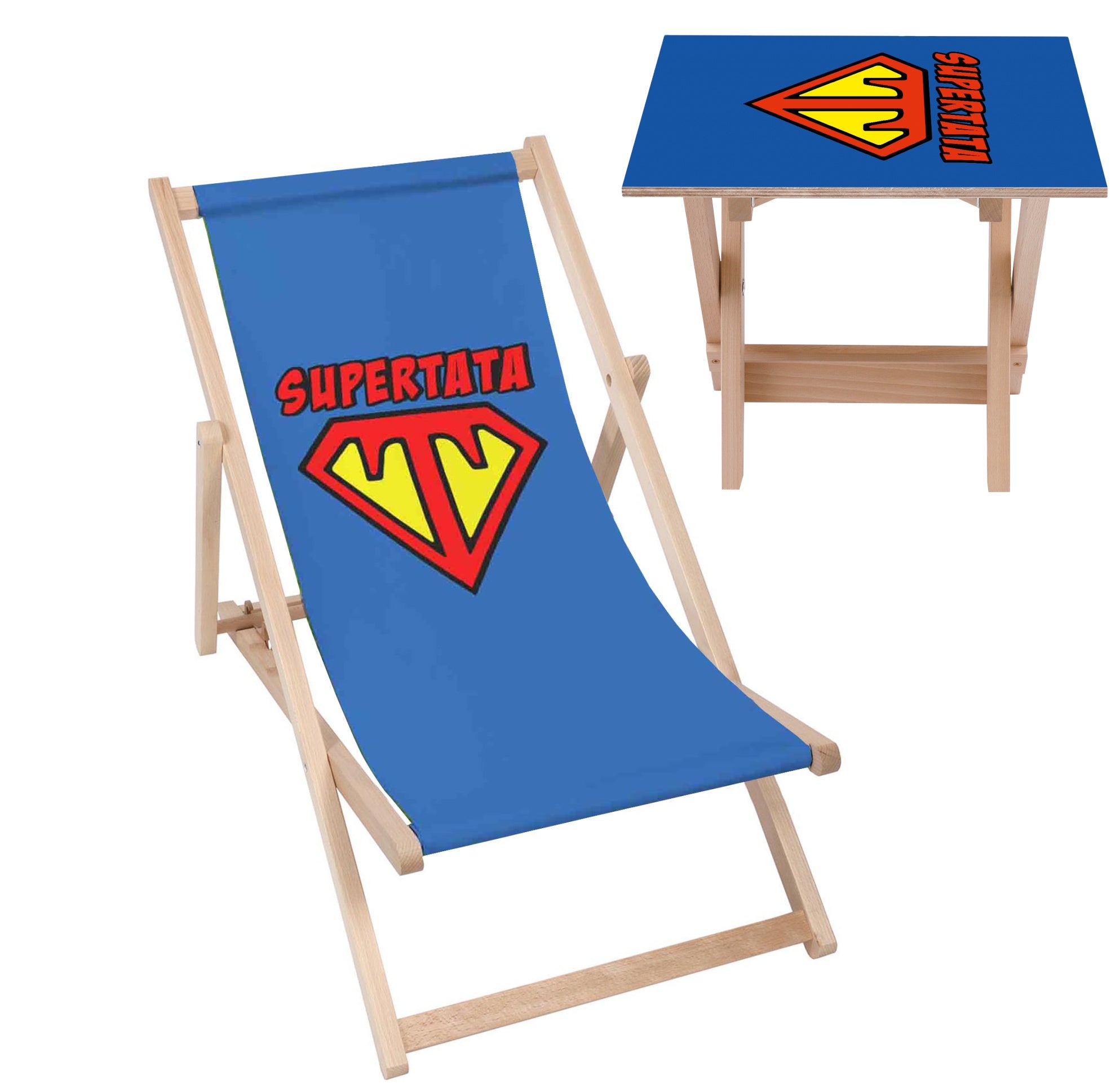 Zestaw Leżak i stolik Supertata