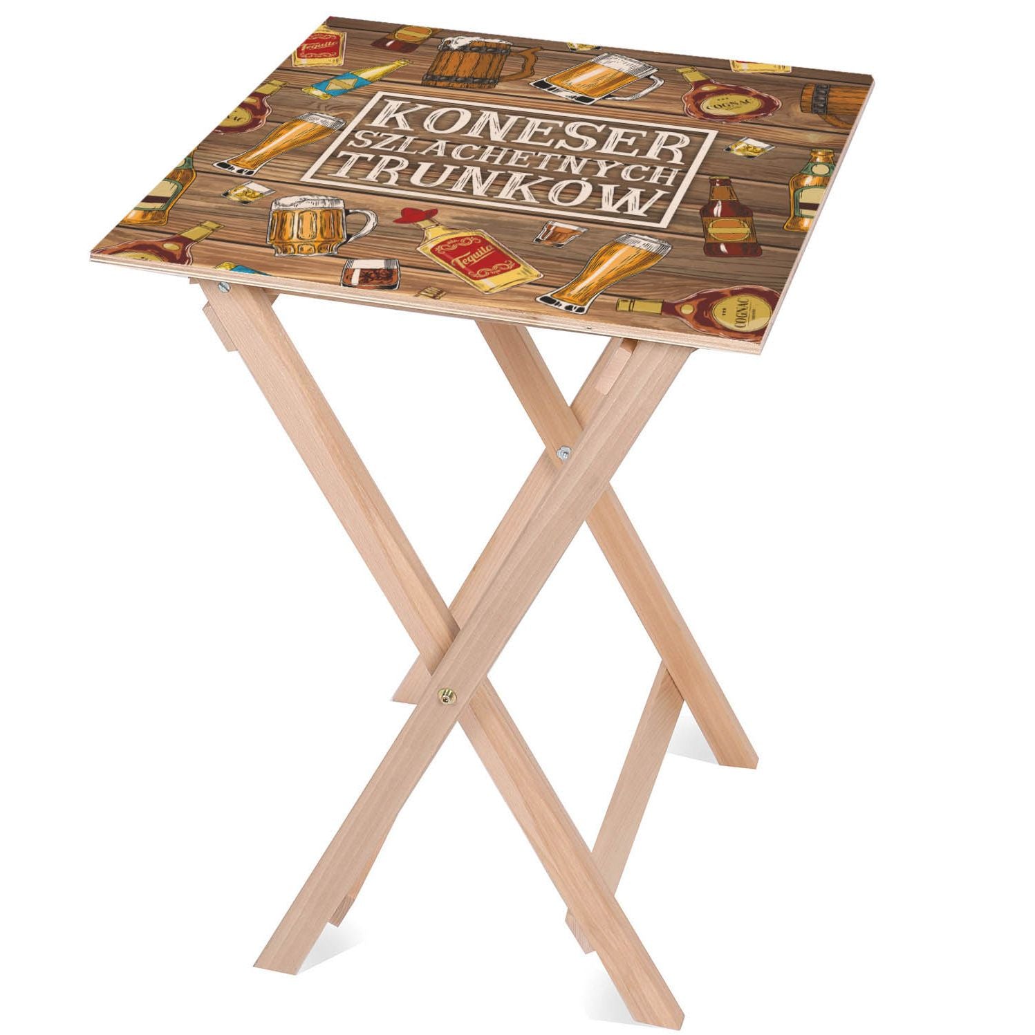 Set Liegestuhl und Tisch Papa Kenner edler Getränke