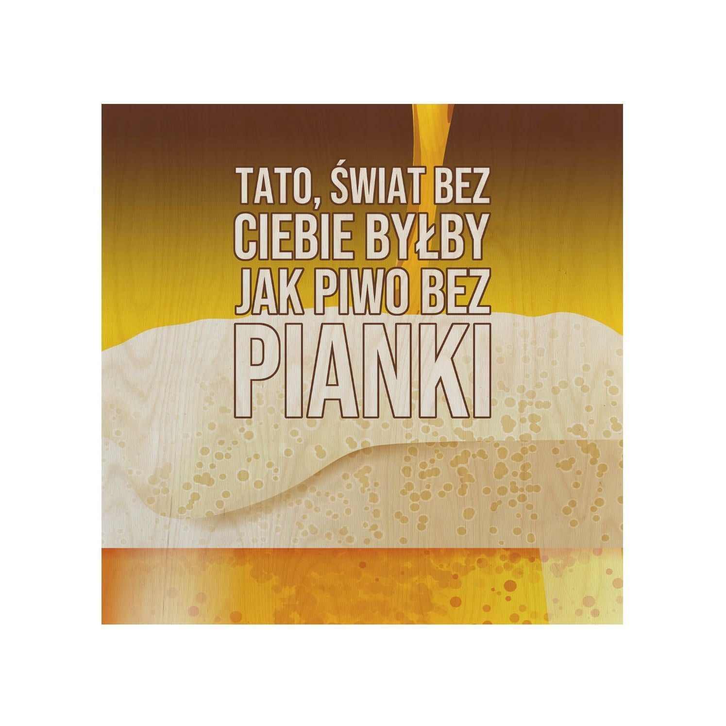 Set Liegestuhl und Tisch Bier ohne Schaum
