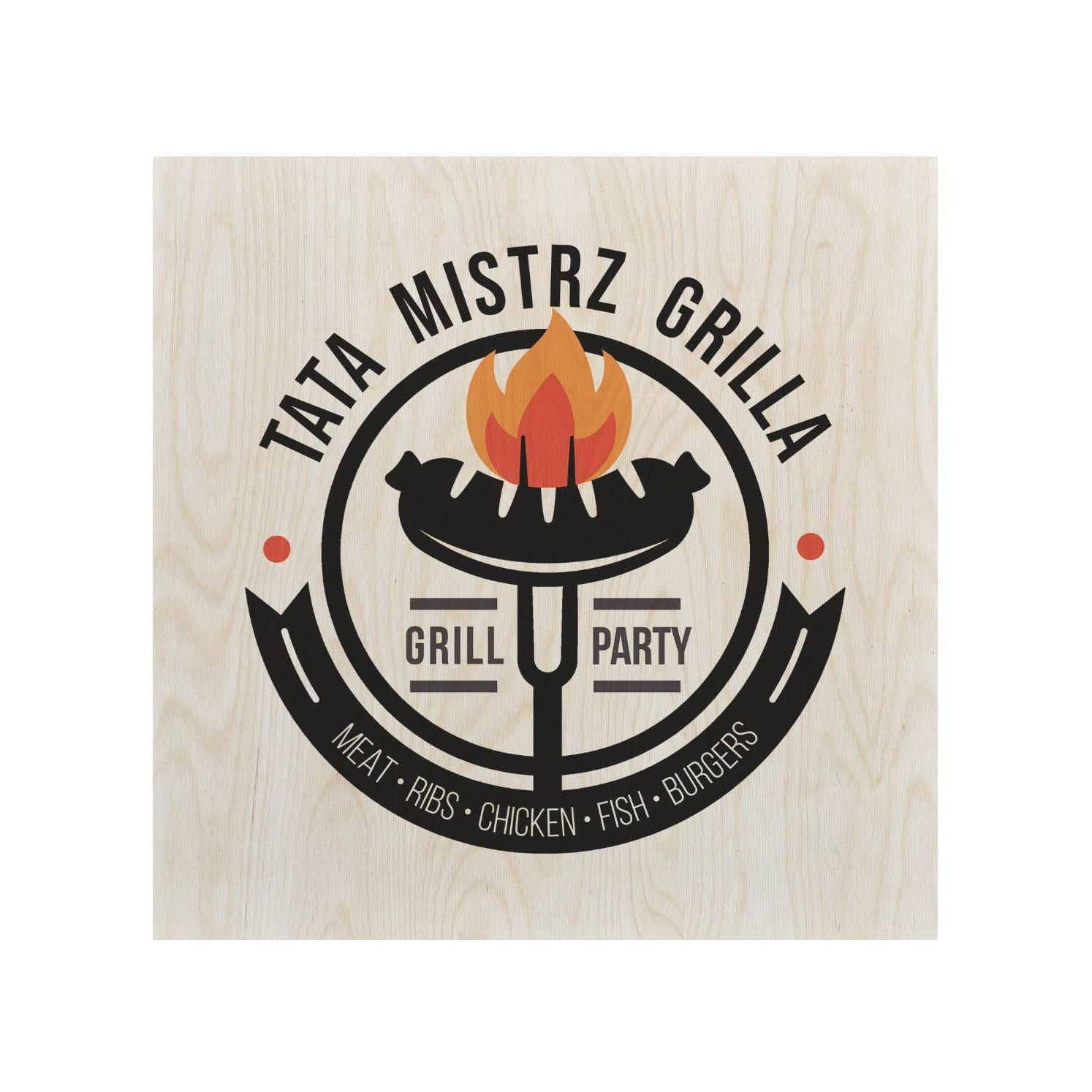 Set Liegestuhl und Tisch Papa Grillmeister
