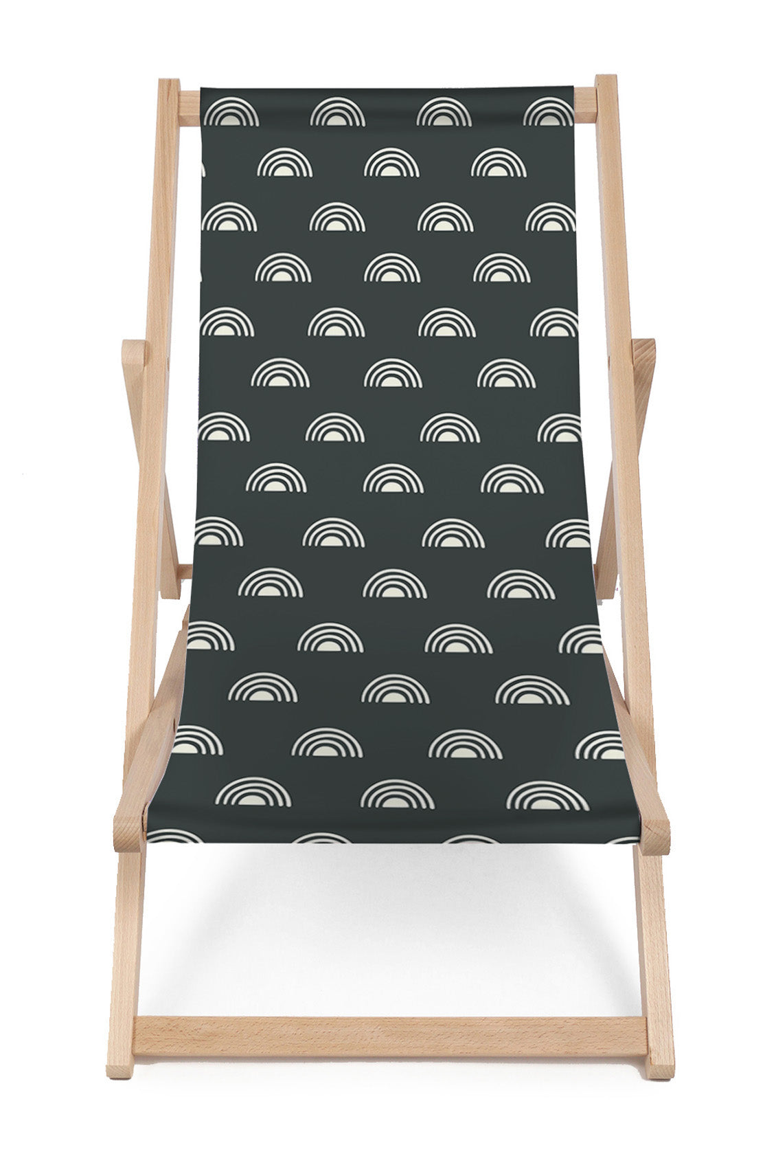 Wooden Deck Chair Artistic Abstract