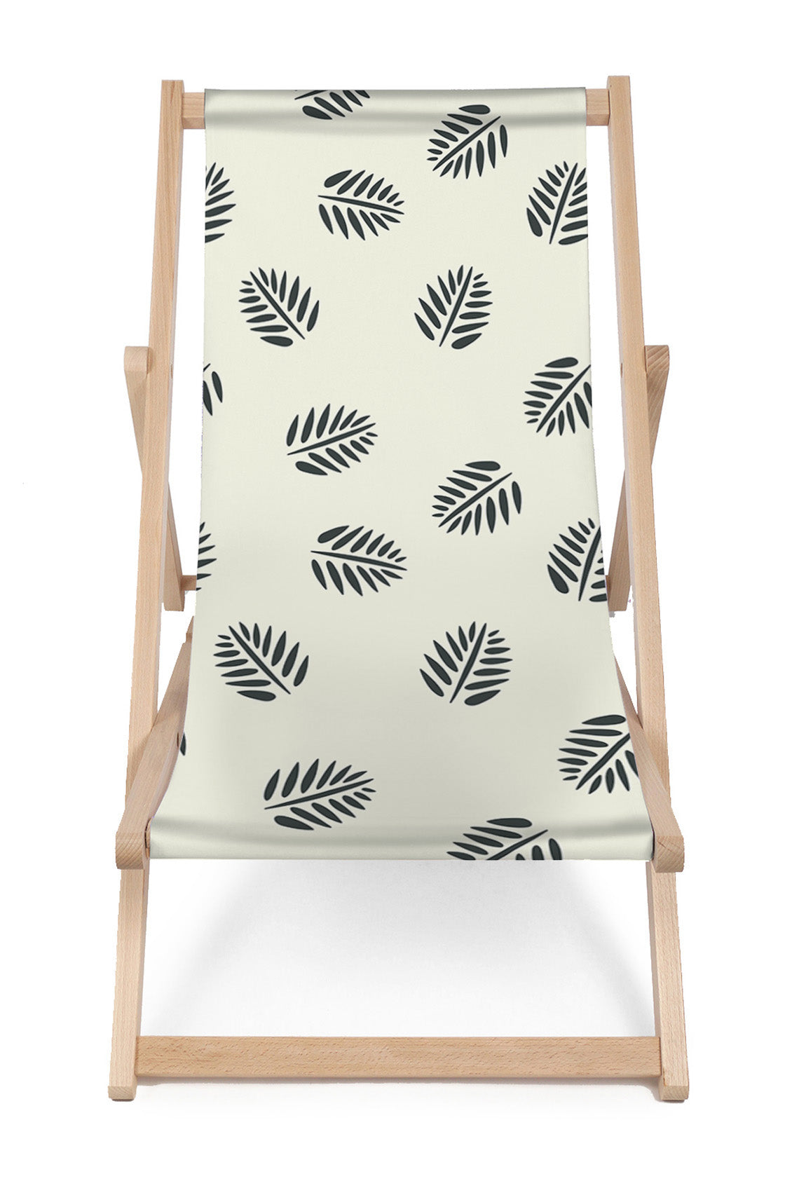 Wooden Deck Chair Artistic Abstract Tropical