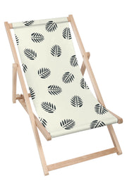Wooden Deck Chair Artistic Abstract Tropical