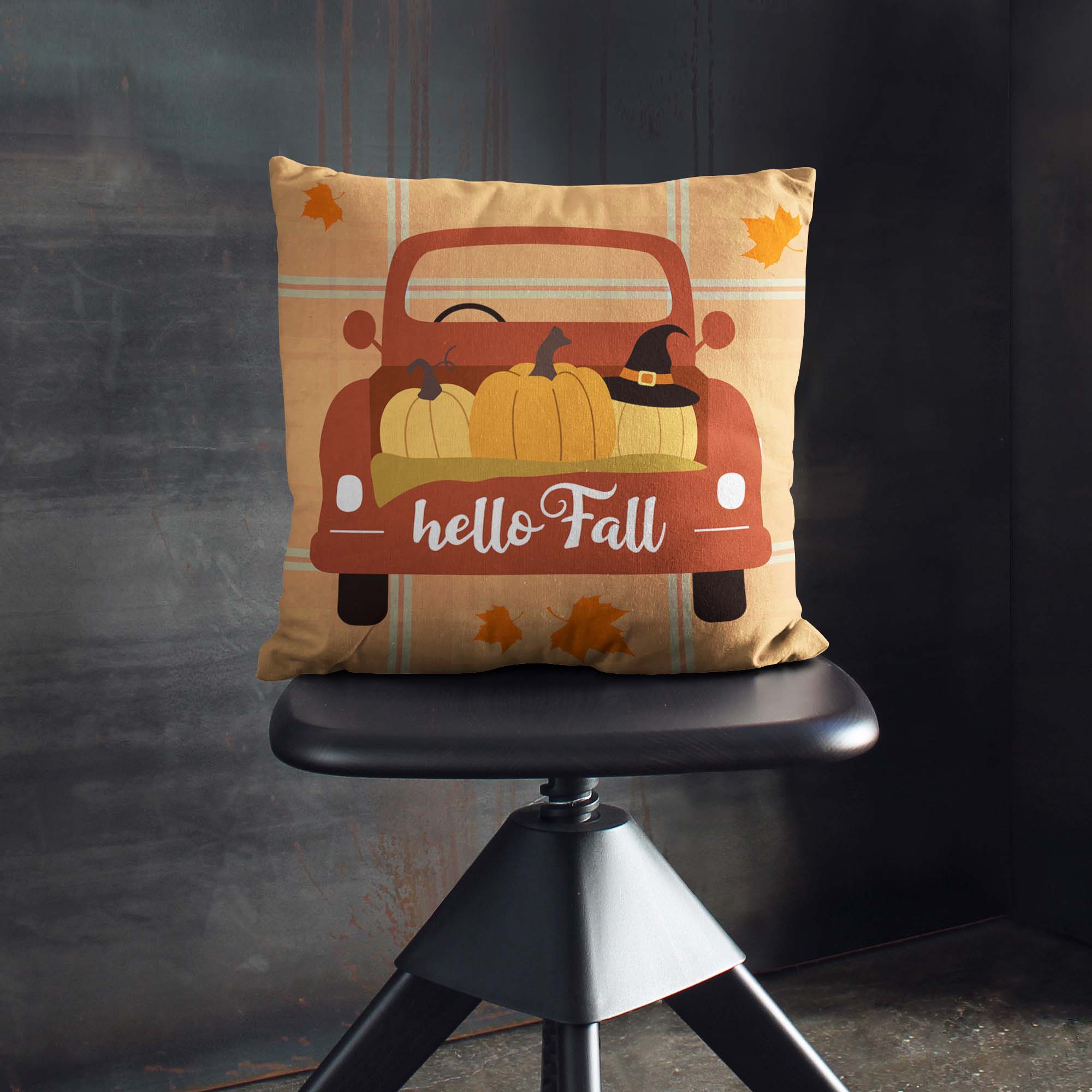 Autumn Car Pillow-Panama