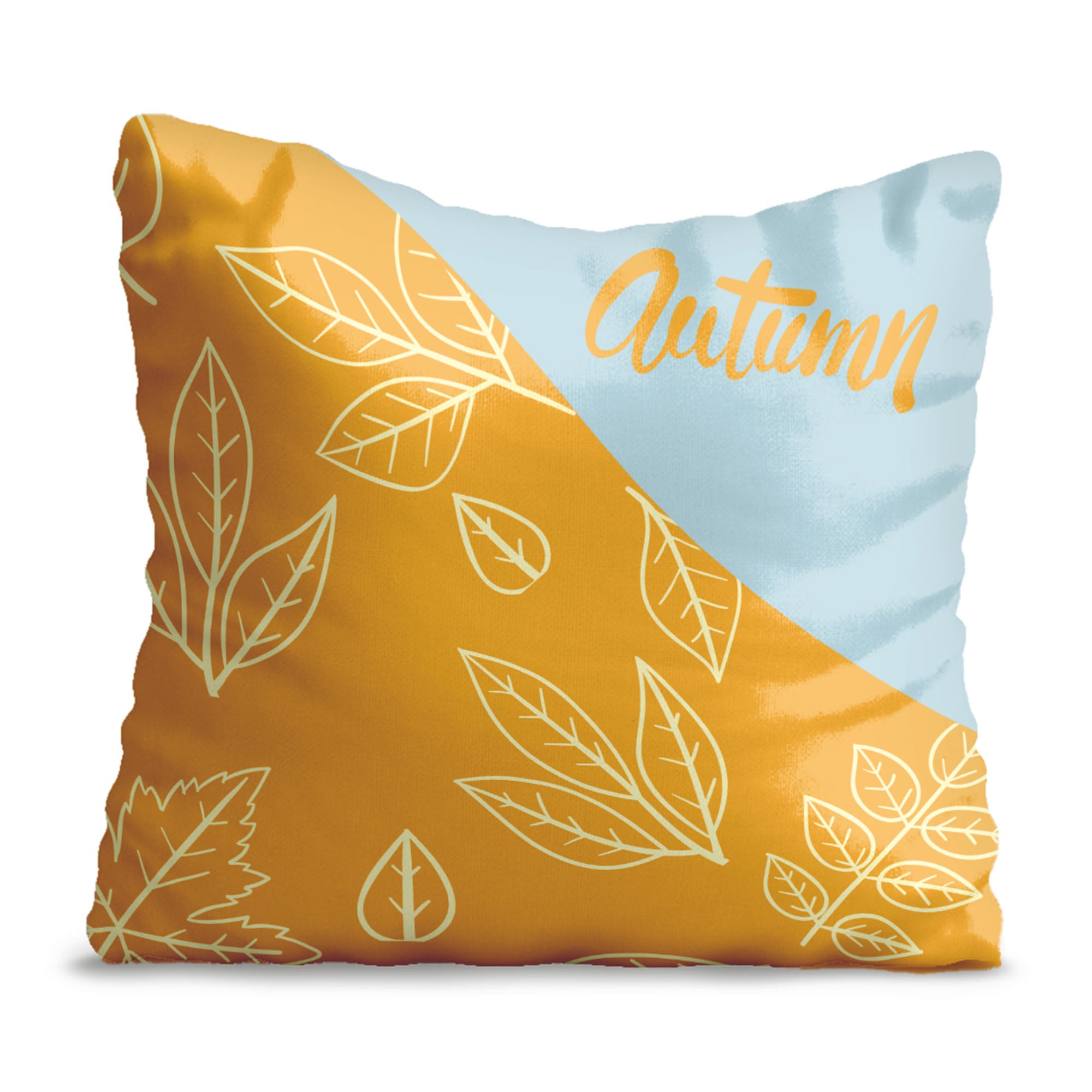 Autumn Leaves Pillow-Velvet