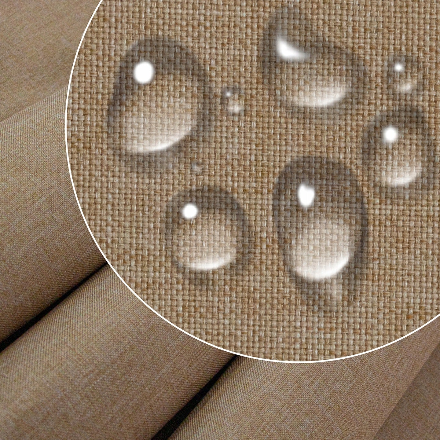 Linen Imitation Fabric Desert Sand