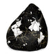 Pearshape Pouf Bohemian Flowers-M-Velvet