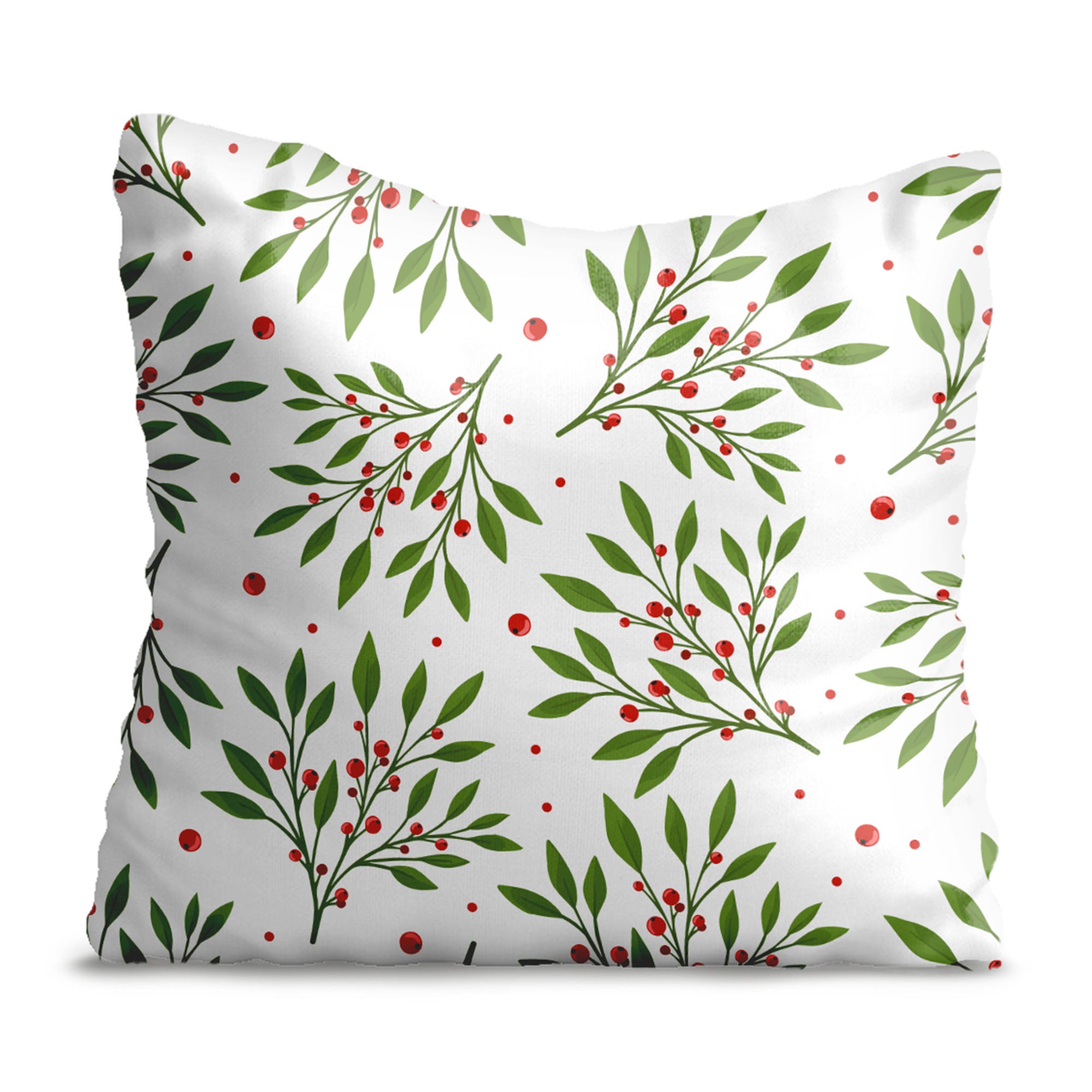 Beautiful Red Berries Pillow-Oxford