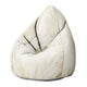 Pearshape Pouf Beige Warm Pampas Grass-Oxford