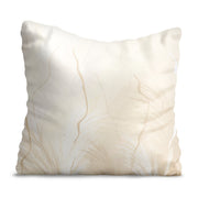 Beige Warm Pampas Grass Velvet Pillow