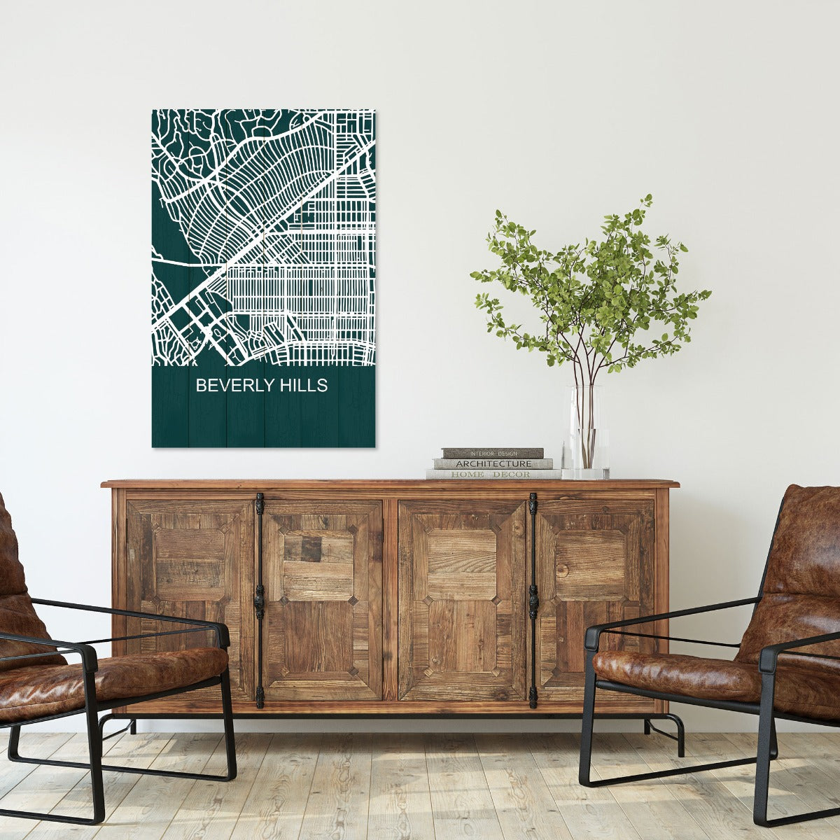 Obraz Wood Beverly Hills