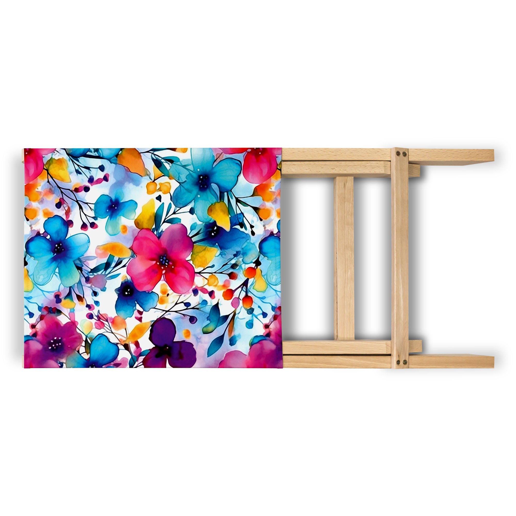 Folding Beach Chair Big Flowers