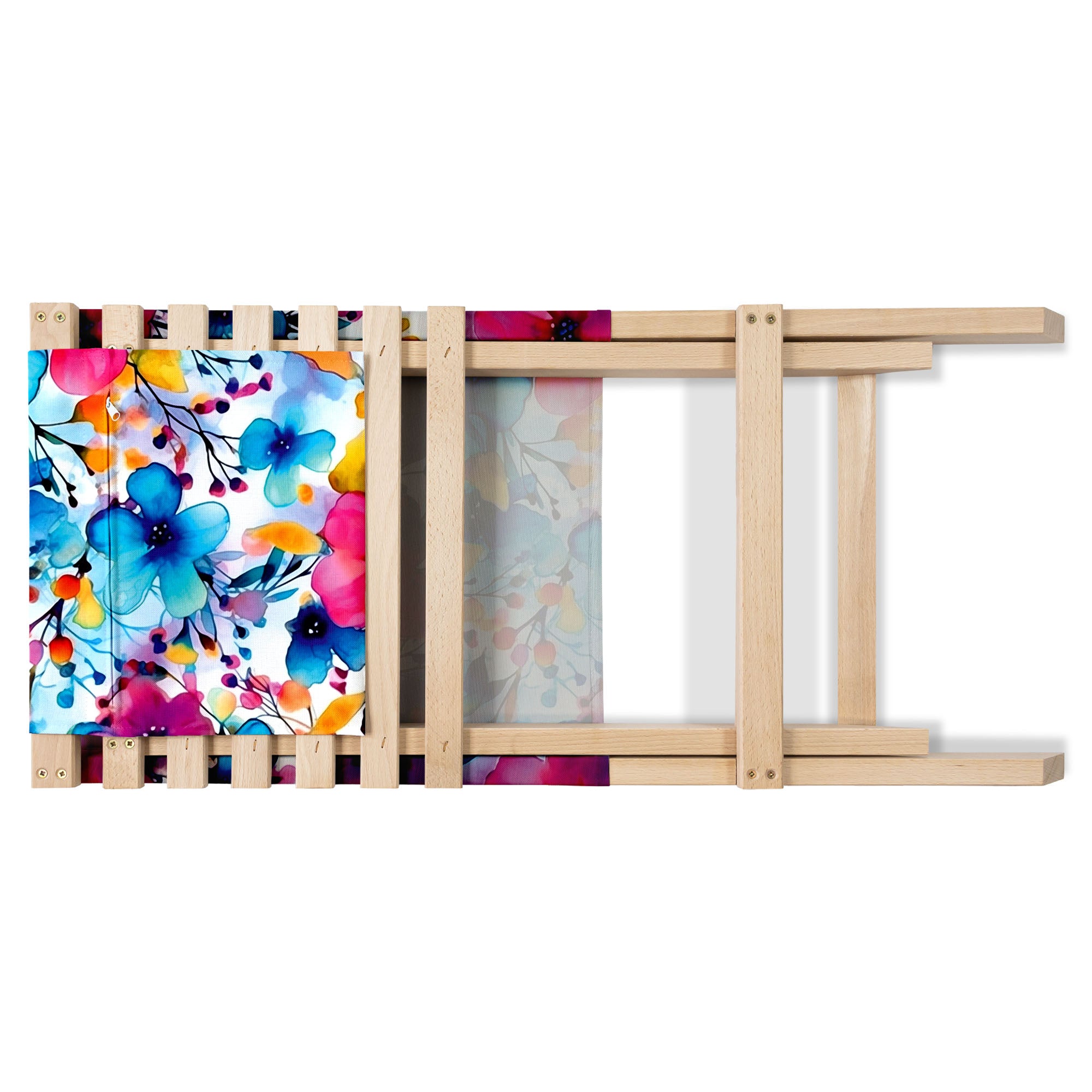 Folding Beach Chair Big Flowers
