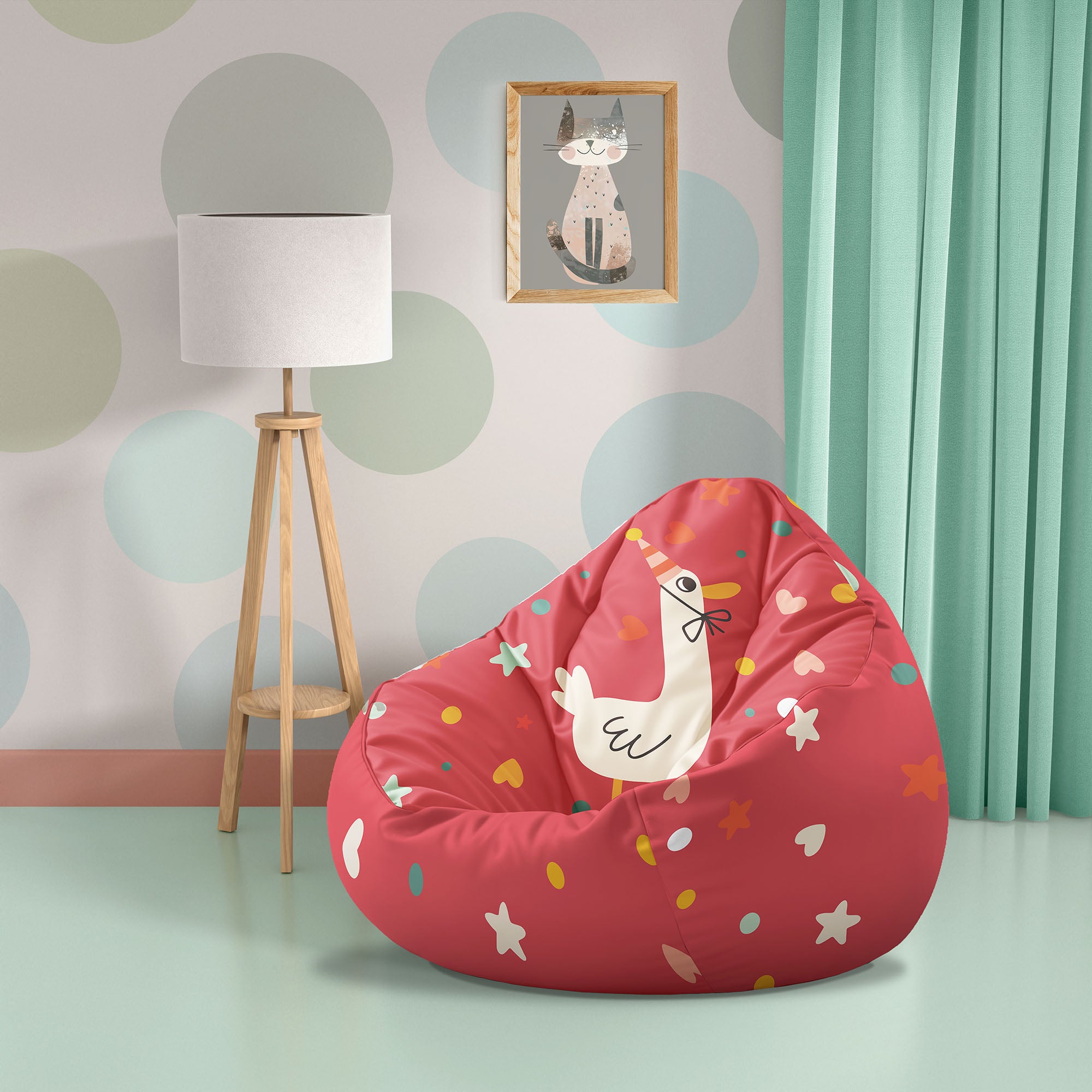 Paradise Pouf Birthday Goose
