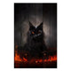 Bild Wood Black Cat Energy-50x70 cm